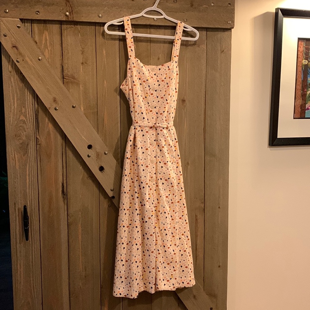 Madewell | Colourful Dotted Midi Dress